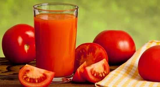 Tomato juice for smelly hair 