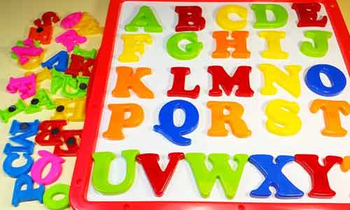 Colorful Alphabets to learn child 