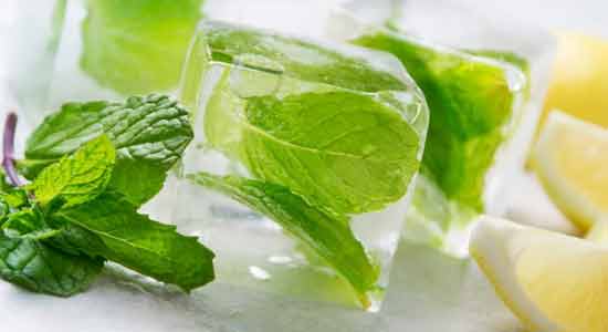 Get rid of all the black heads by applying crushed mint leaves 