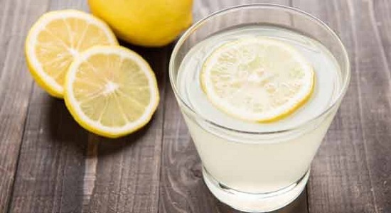 Lemon water for nausea