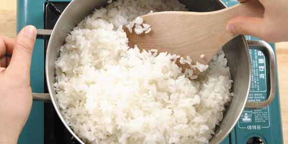 east rice and lose weight