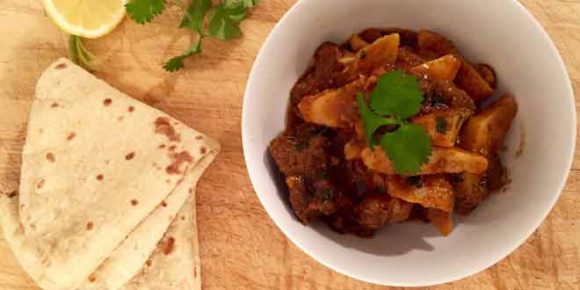 taro root spicy karhai recipe