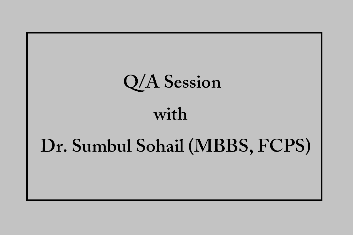 Q/A session on menopause