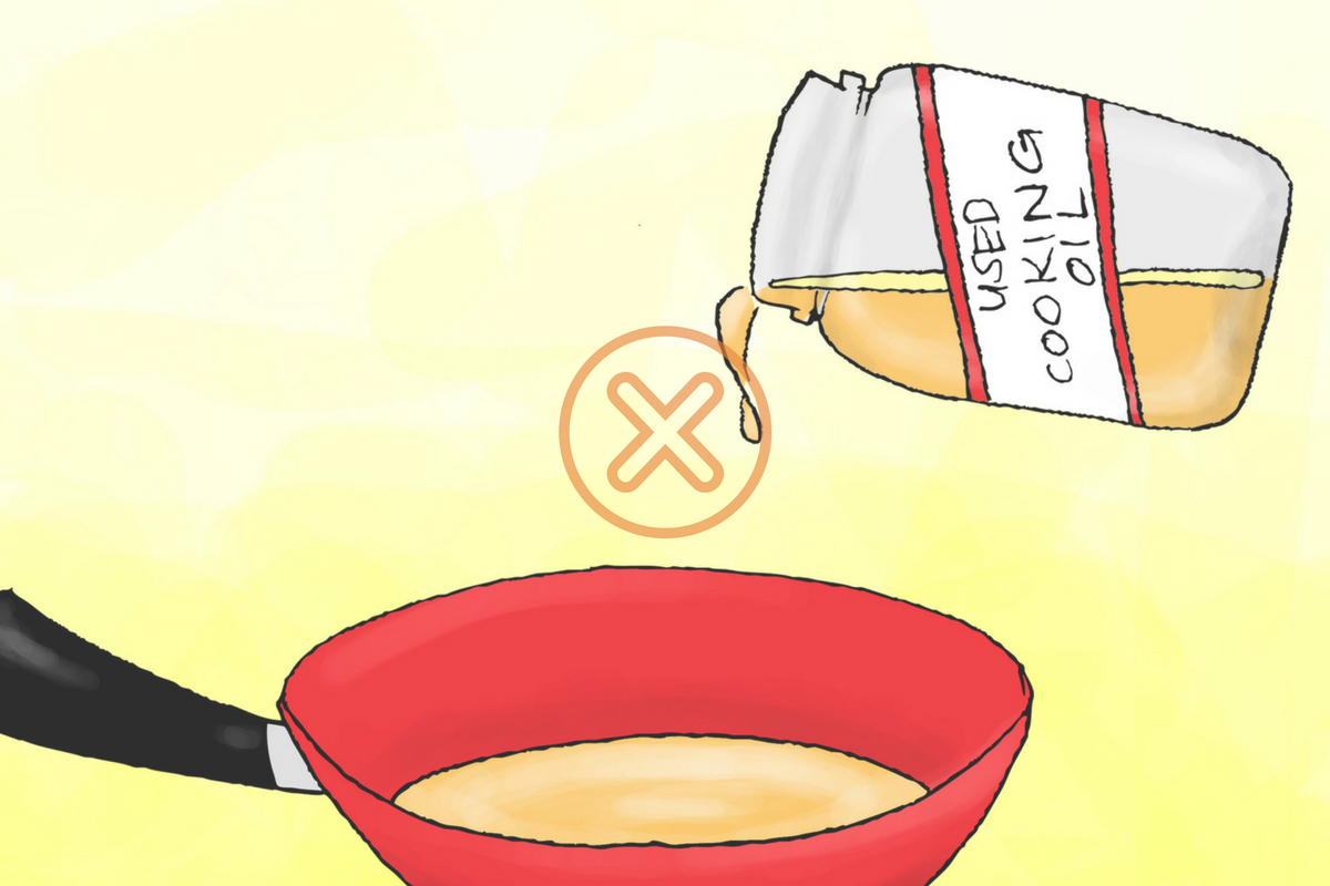 used cooking oil
