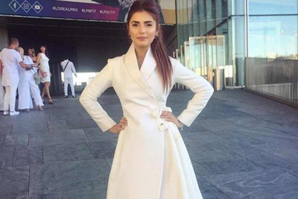 Momina Mustehsan Spotted At L'Oréal Professional Business Forum '17, Spain In Stunning Dresses
