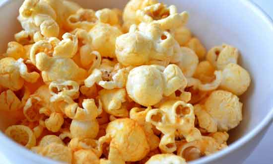 Cheesy Popcorn Healthy Snacks Recipes for Pregnant Women