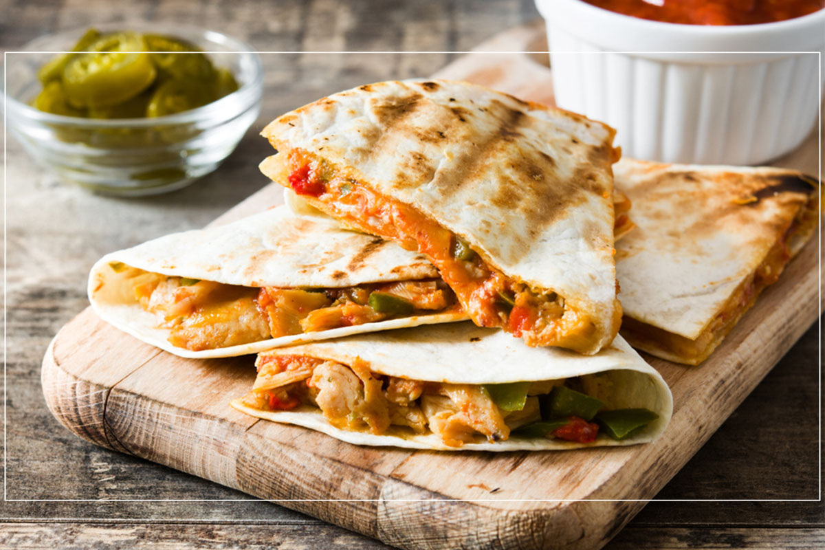 Chicken Chapati Quesadilla HTV