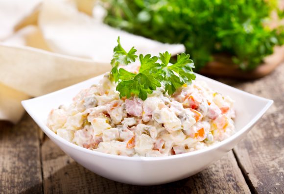 Cold Russian Salad For Your Winter Barbecues!