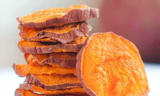 Sweet Potato Chips Healthy Snacks Recipes for Pregnant Women